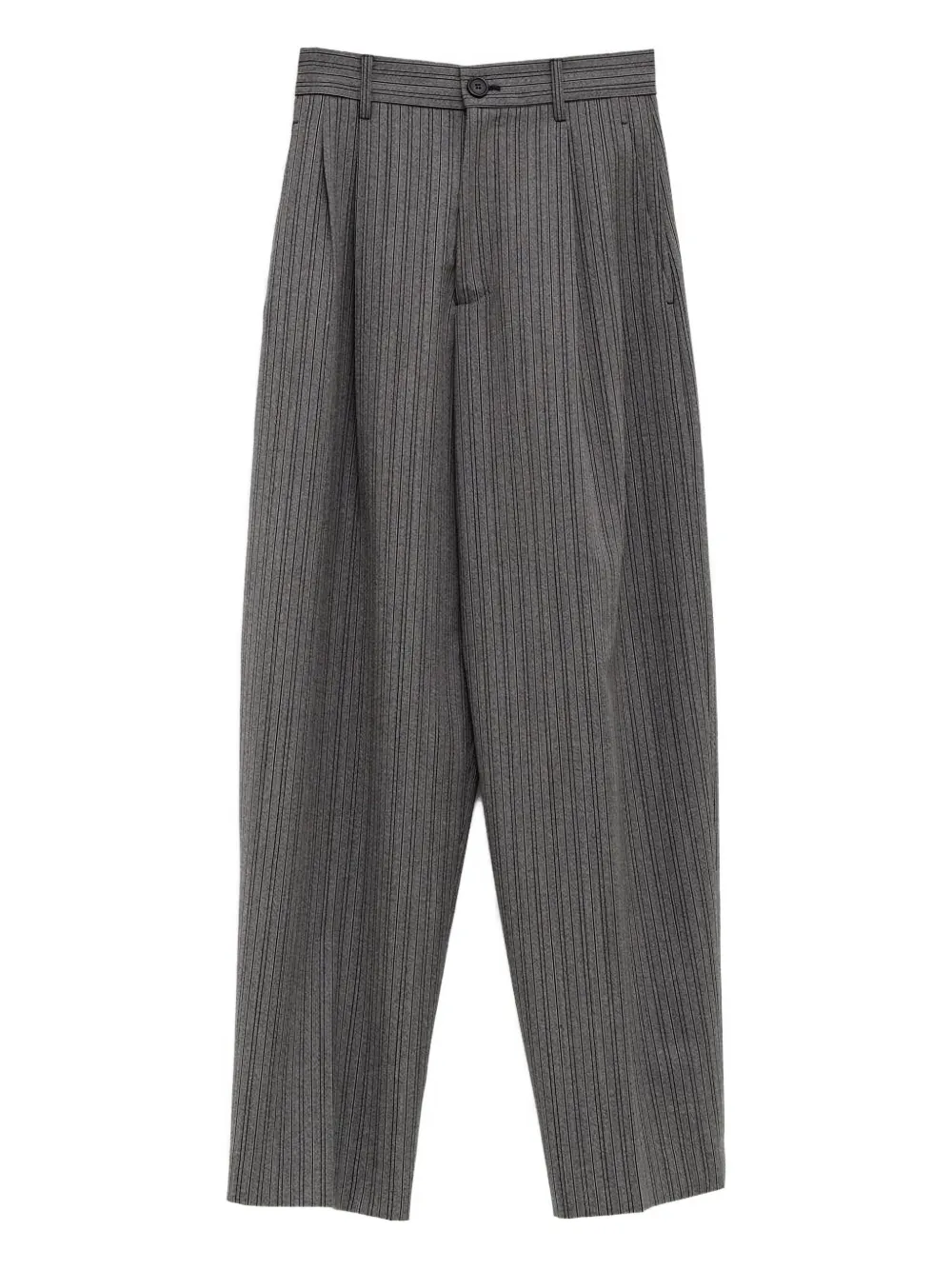 Cristaseya pleated-front striped trousers | Grey | Image 1