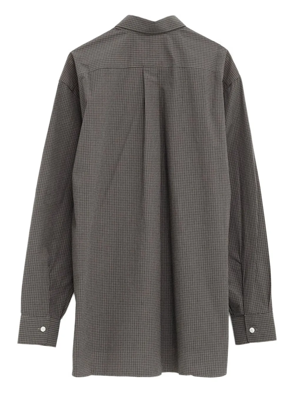 Cristaseya checked chest-pocket shirt - Grijs