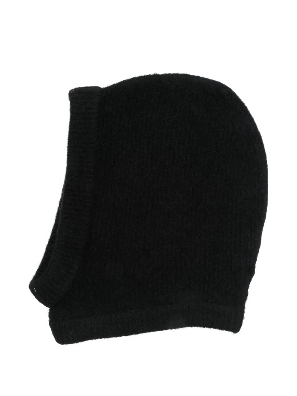Rick Owens ribbed balaclava | Black | Image 1