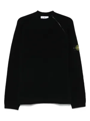 Stone Island コンパスバッジ セーター | ブラック | FARFETCH JP