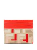 FENDI FF-pattern card holder - Neutrals