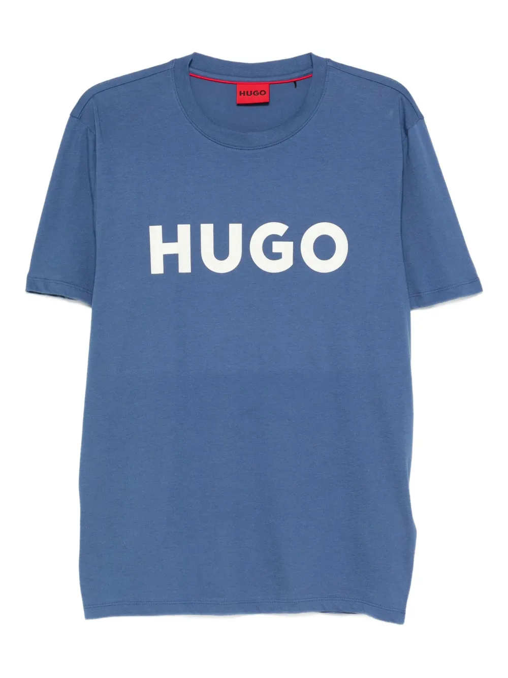 HUGO T-shirt met logoprint Blauw