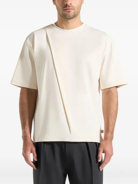 Manière De Voir Hugo pleat-detail T-shirt