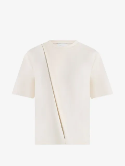 Manière De Voir Hugo relaxed fit cotton T-shirt with pleat