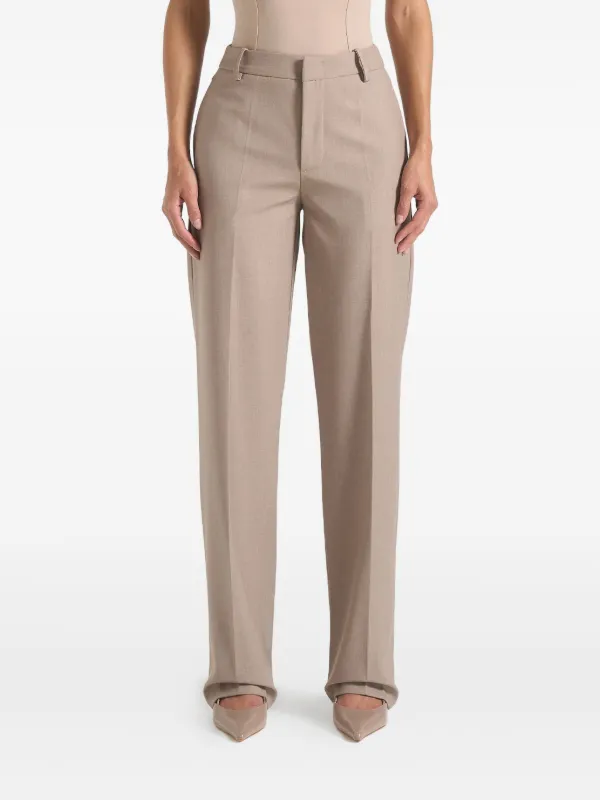 cigarette cut trousers Manière de Voir Nina Cigarette Fit Tailored Pants