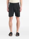 Manière De Voir Bertrand twin-pleat tailored shorts - Black