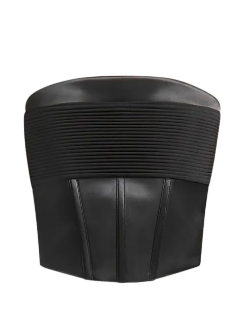 Manière De Voir top estilo corset de satén