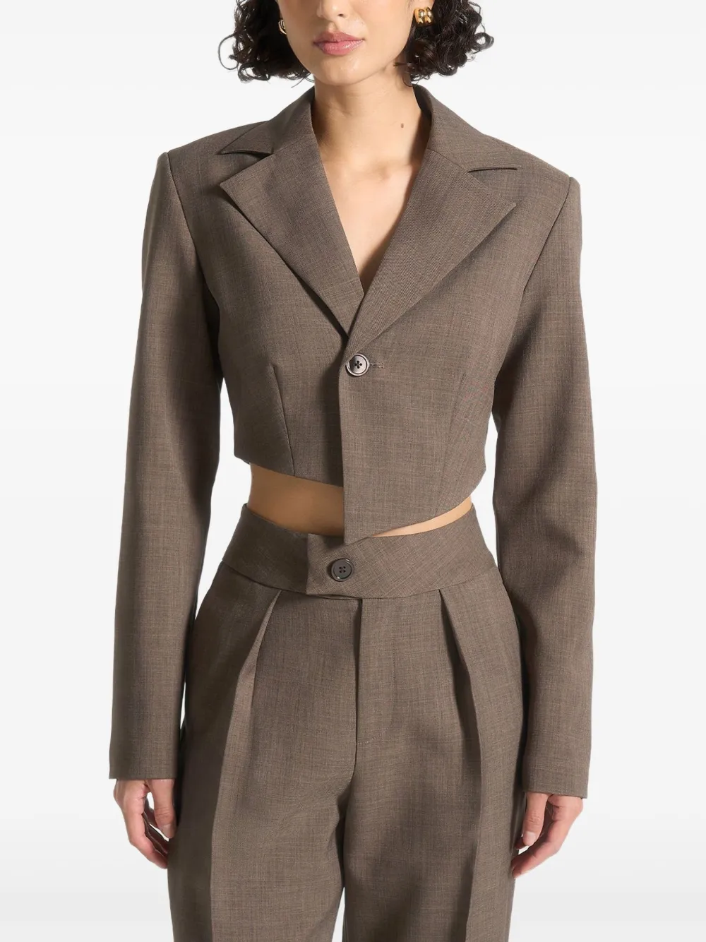 Manière De Voir Asymmetrisch colbert Bruin