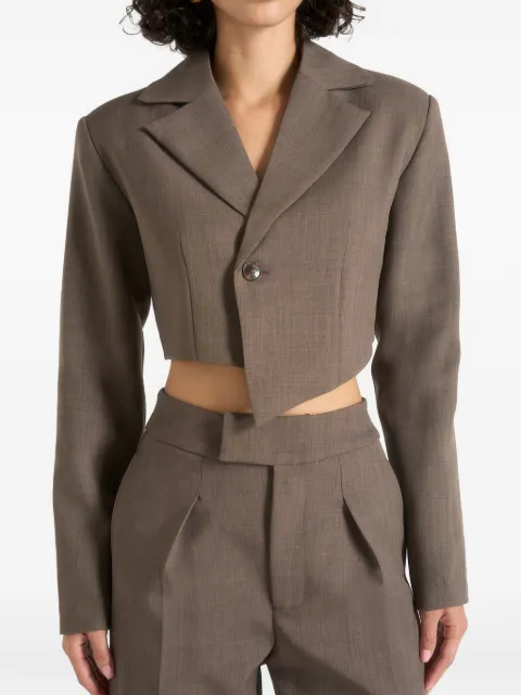 Manière De Voir blazer corto de vestir Dina