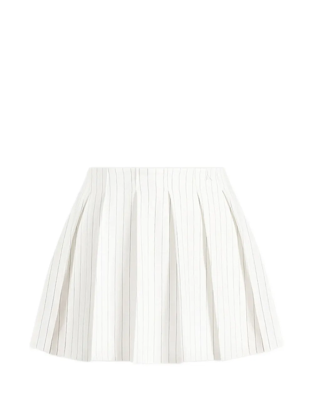 Manière De Voir Rina pinstripe pleated skort - Weiß