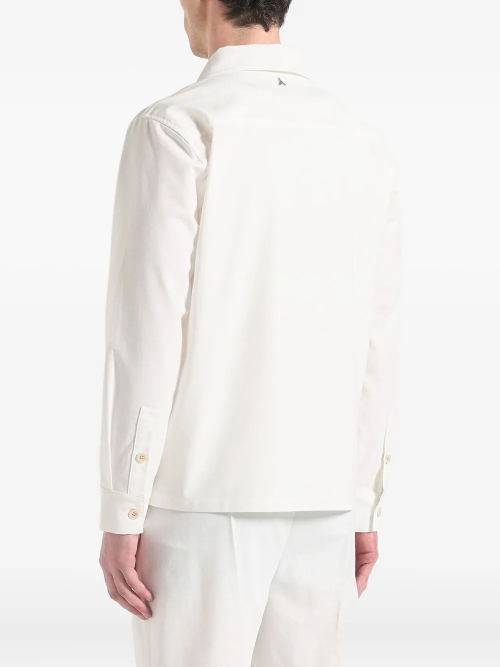 Manière De Voir Constant linnen shirtjack Wit