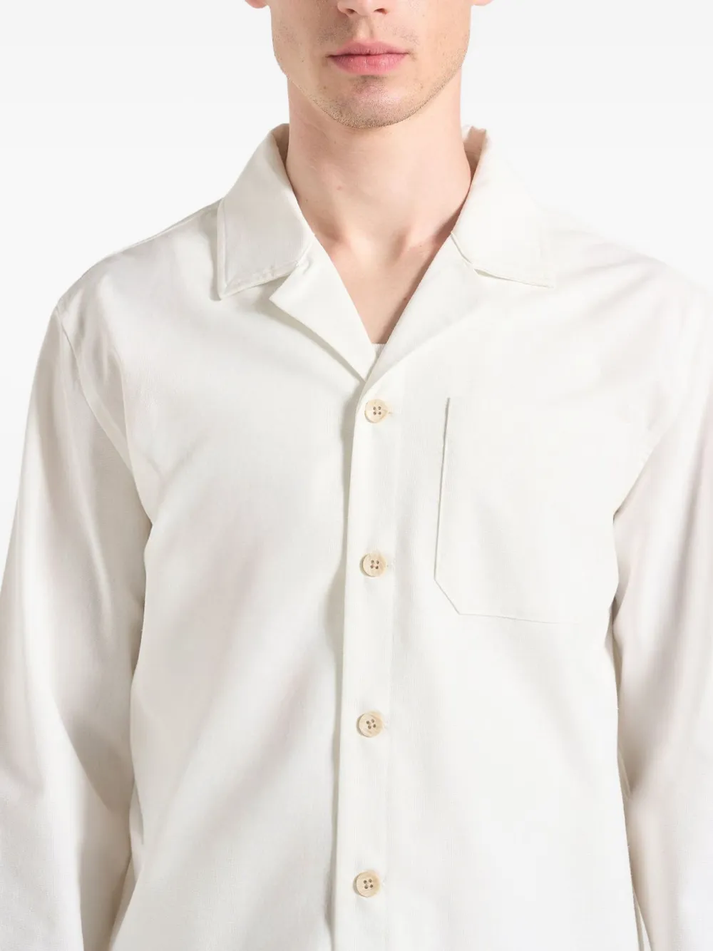 Manière De Voir Constant linnen shirtjack Wit