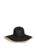Manière De Voir Sandrine wide-brim sun hat - Black