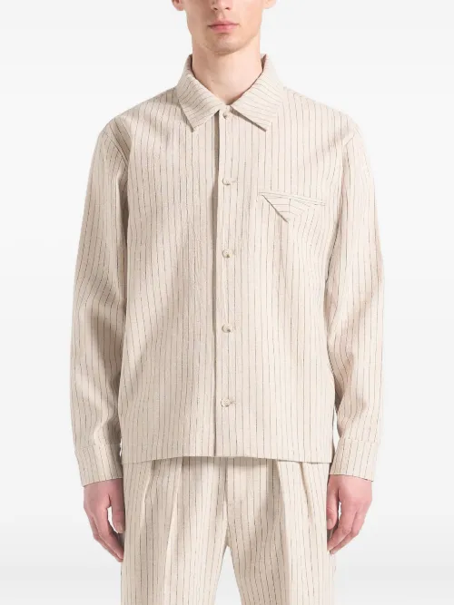 Surchemise Leo à fines rayures - Manière De Voir - Modalova