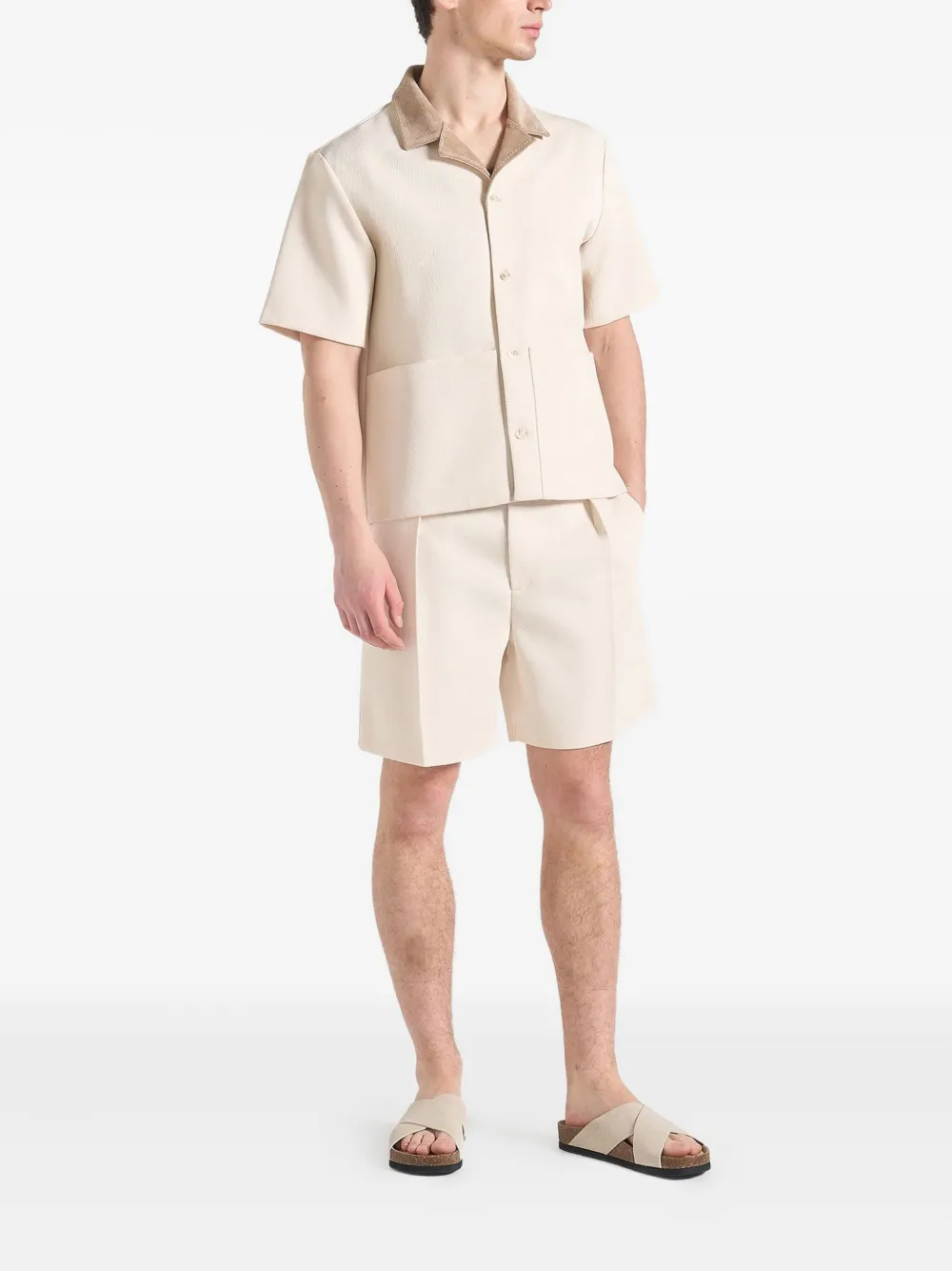 Marin Twill Pleated Shorts