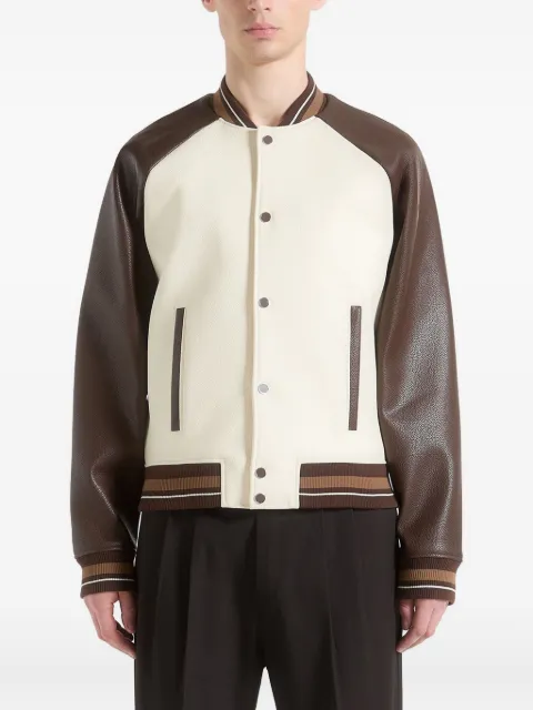 Manière De Voir Guy Bomberjacke mit Kontrasteinsätzen