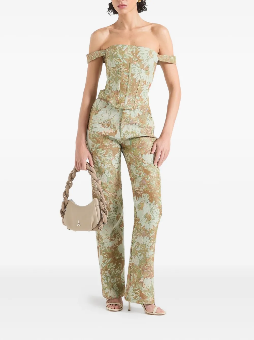 Manière De Voir Florence floral jeans | Straight-Leg Jeans | Image 2