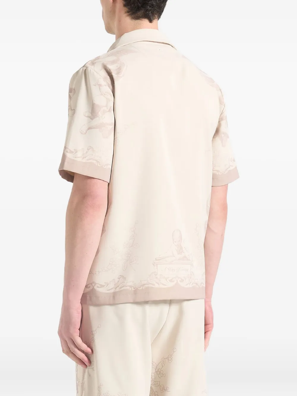Manière De Voir Marc Signature Baroque Resort overhemd Beige