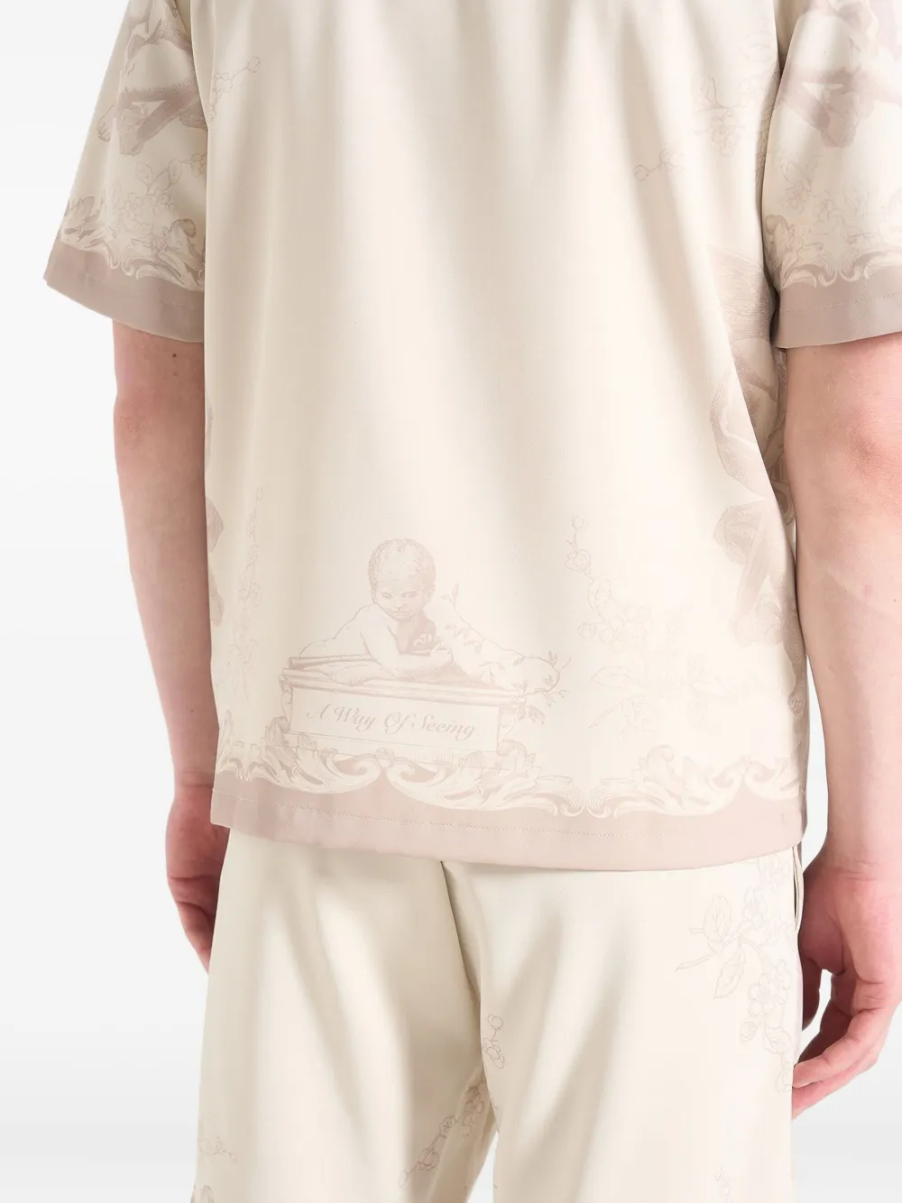 Manière De Voir Marc Signature Baroque Resort overhemd Beige