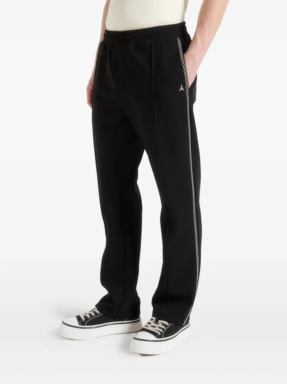 Manière De Voir Gael broek met zijstreep Zwart