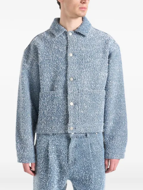 Manière De Voir Damien bouclé back-pleat jacket