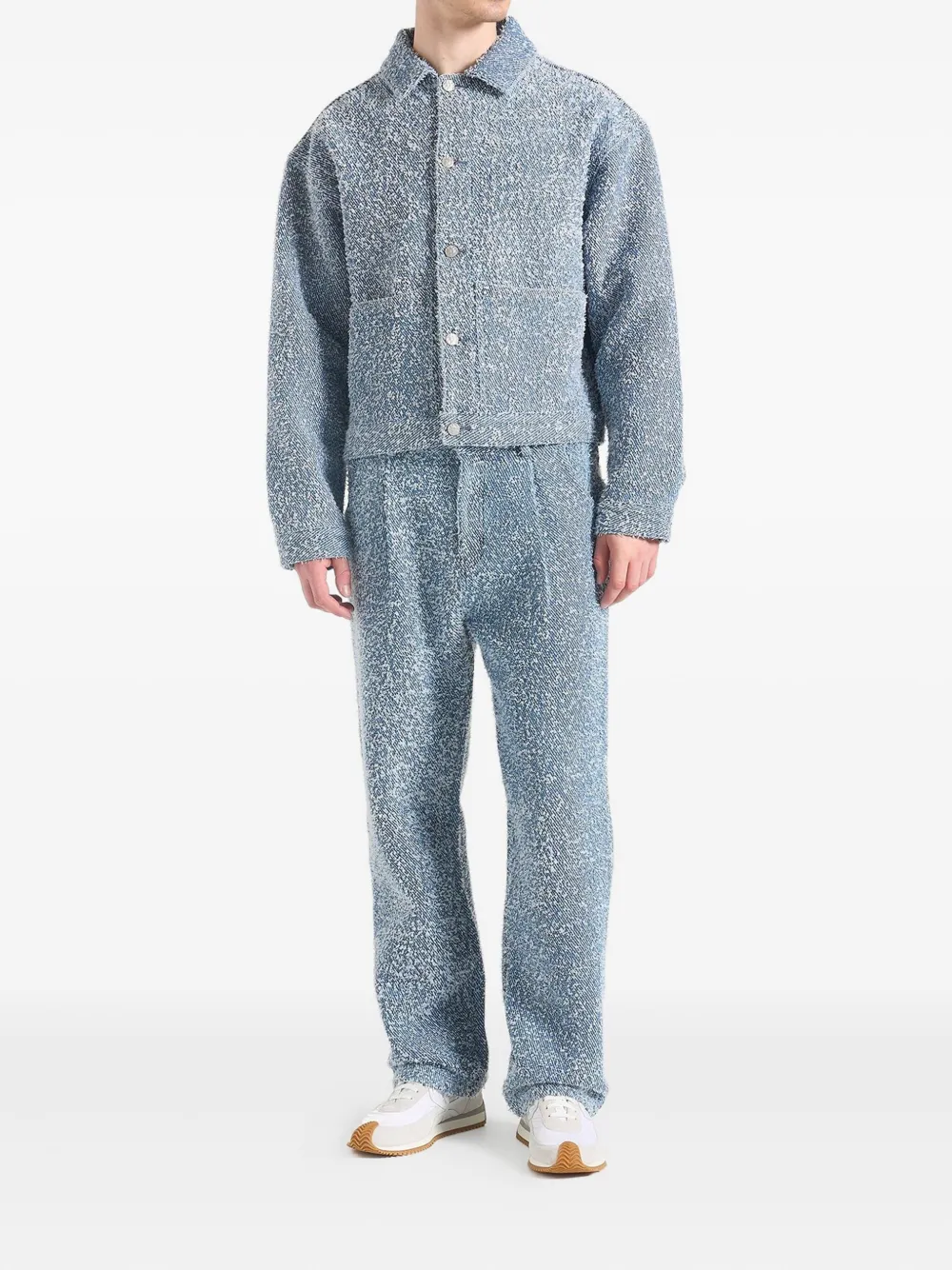 Manière De Voir Damien bouclé back-pleat jacket | Shirt Jackets | Image 2
