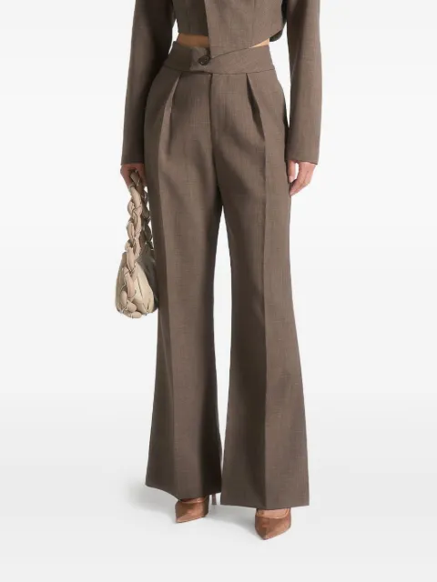 Manière De Voir pleat-detail trousers