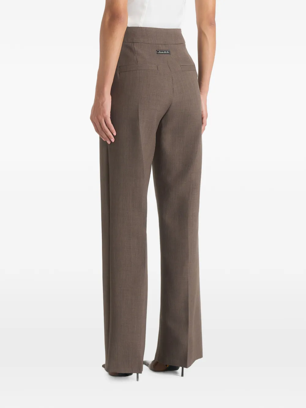 Manière De Voir Elsa high-waist pantalon Bruin