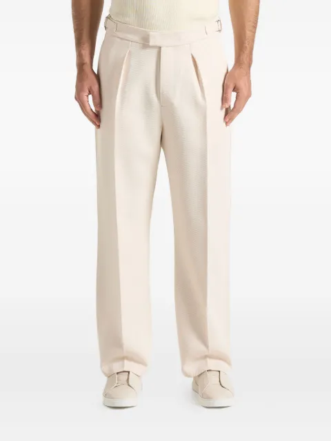 Manière De Voir Dorian twill pleated tailored trousers
