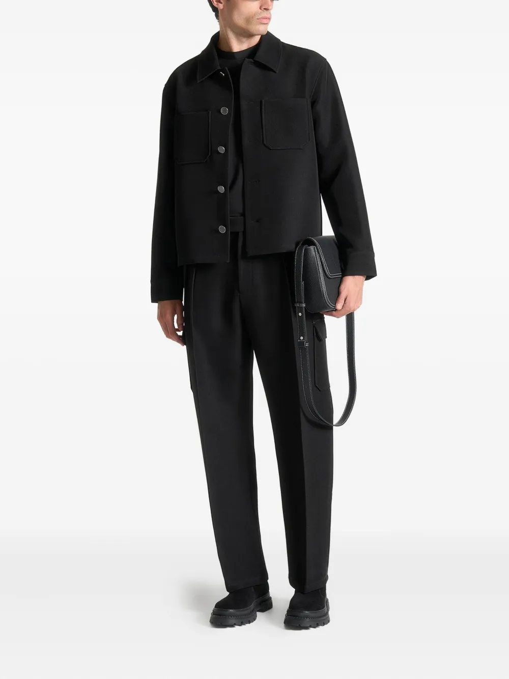 Manière De Voir Maurice double-pleated regular trousers | Regular-Fit & Straight Leg Pants | Image 2