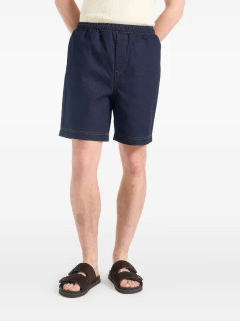 Manière De Voir Edgar elasticated-waistband denim shorts