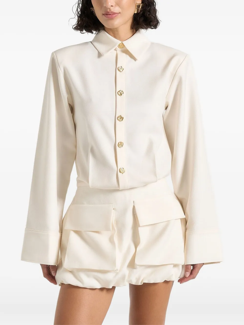 Manière De Voir Laure mini-jurk Beige