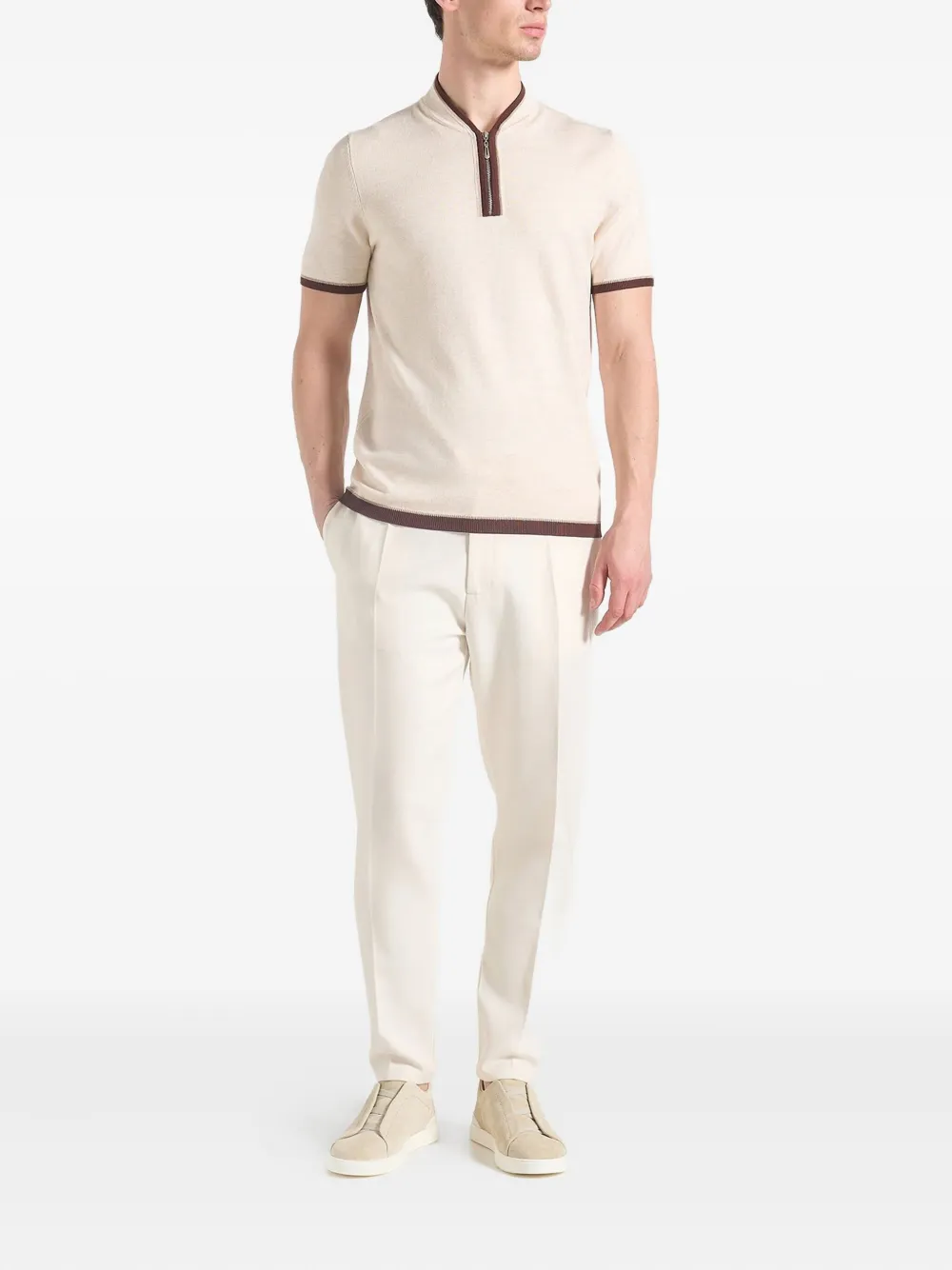 Manière De Voir Hubert side-adjuster tailored trousers | Tailored Pants | Image 2