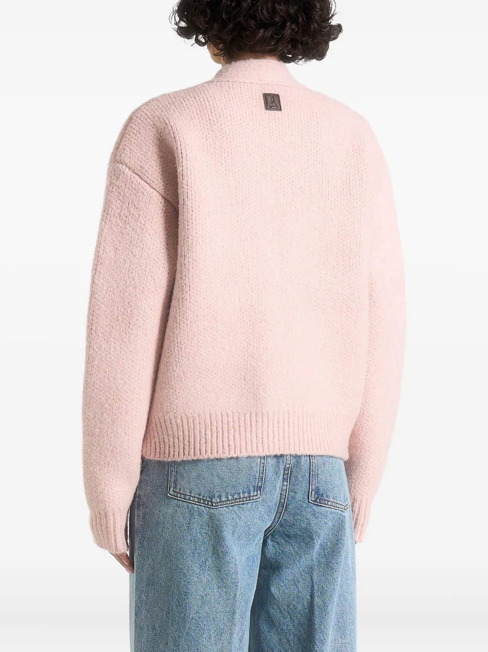 Manière De Voir patch-pocket cardigan Roze