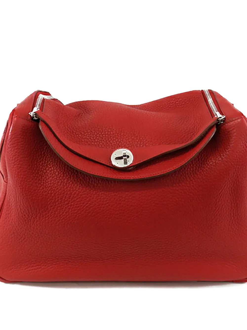 Pre-owned Hermes 2014 Clemence Lindy 34 Satchel