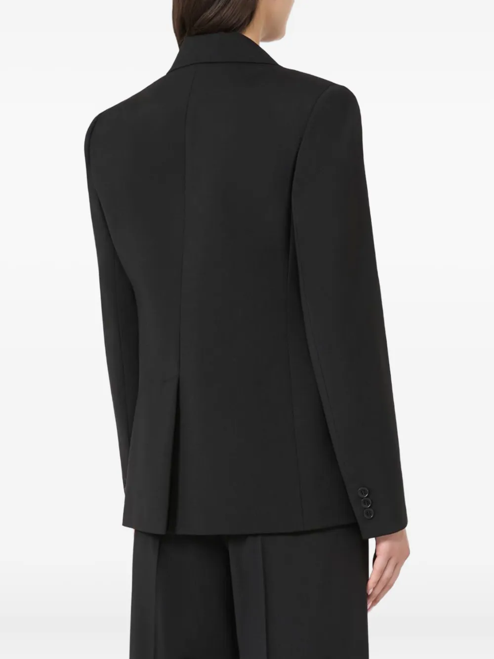Weekend Max Mara Blazer met enkele rij knopen Zwart