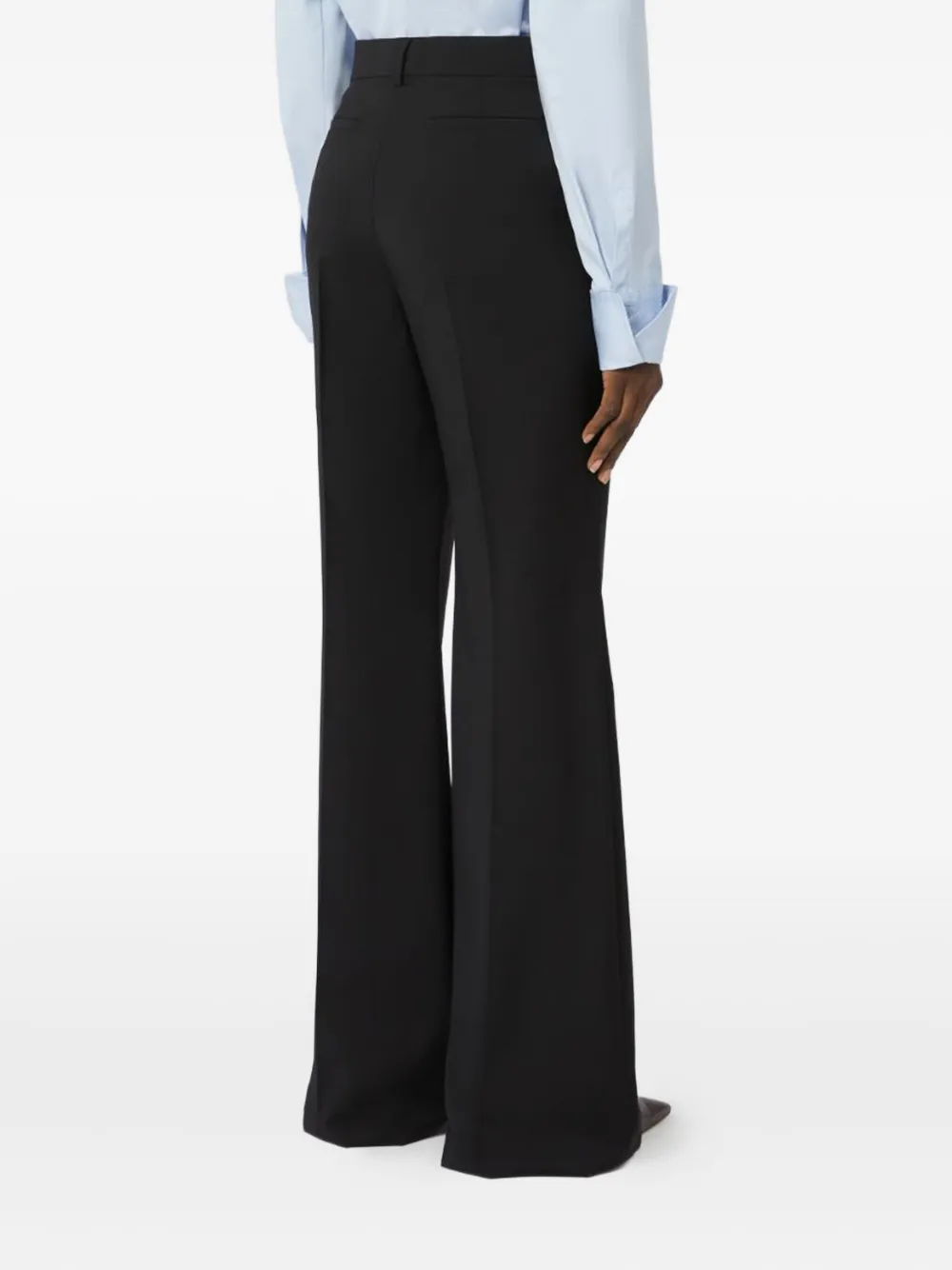 Sportmax Flared Stretch Wool Trousers