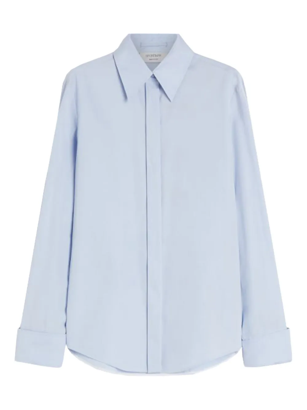 Sportmax poplin cuffs shirt Blauw