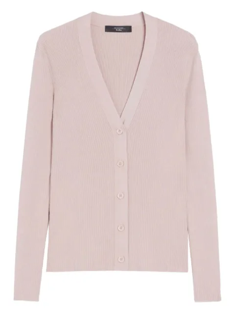 Weekend Max Mara Gabriel ribbed V-neck cardigan