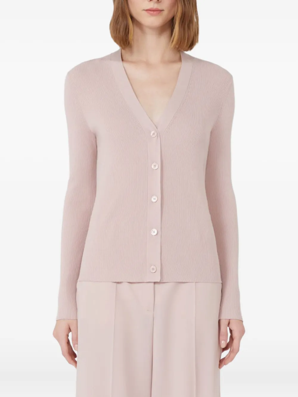 Weekend Max Mara Gabriel ribbed V-neck cardigan | Cardigans | Image 2