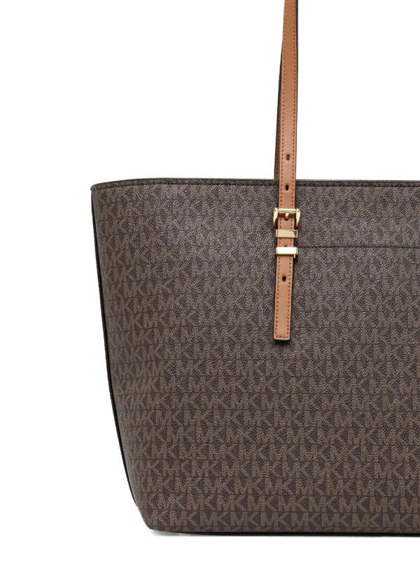 Michael Kors monogram-pattern Tote Bag | Brown | FARFETCH CA