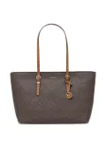 Michael Kors monogram-pattern tote bag - Brown