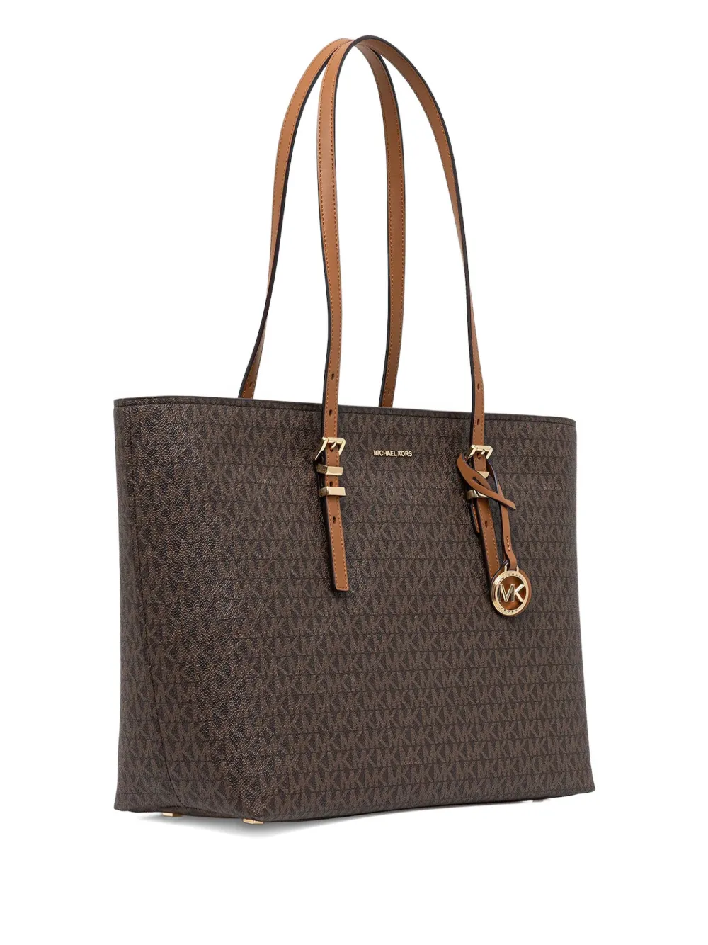 Michael Kors Shopper met monogram-print - Bruin