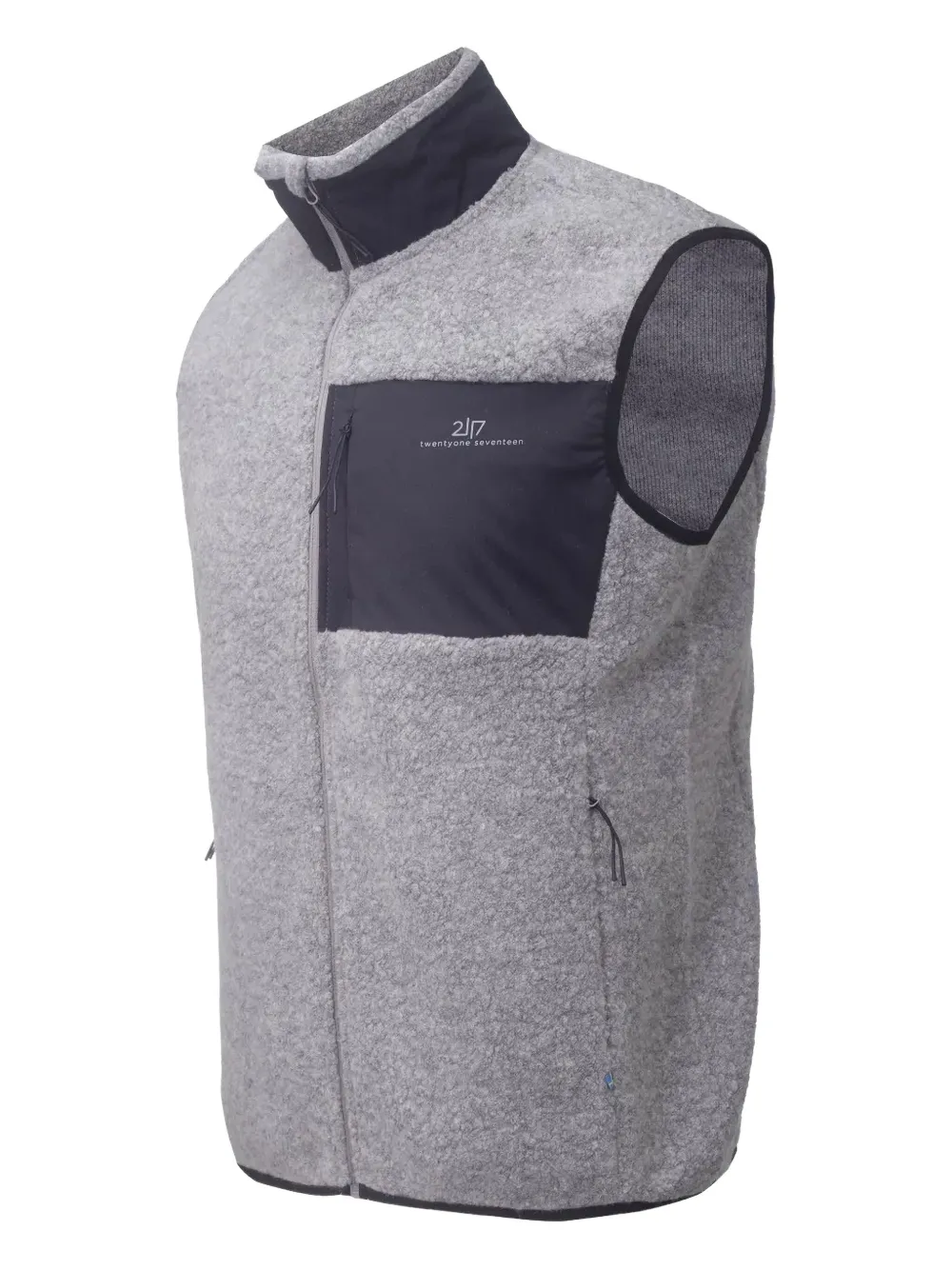 2117 Of Sweden Fleece Panelled Vest In Multi
