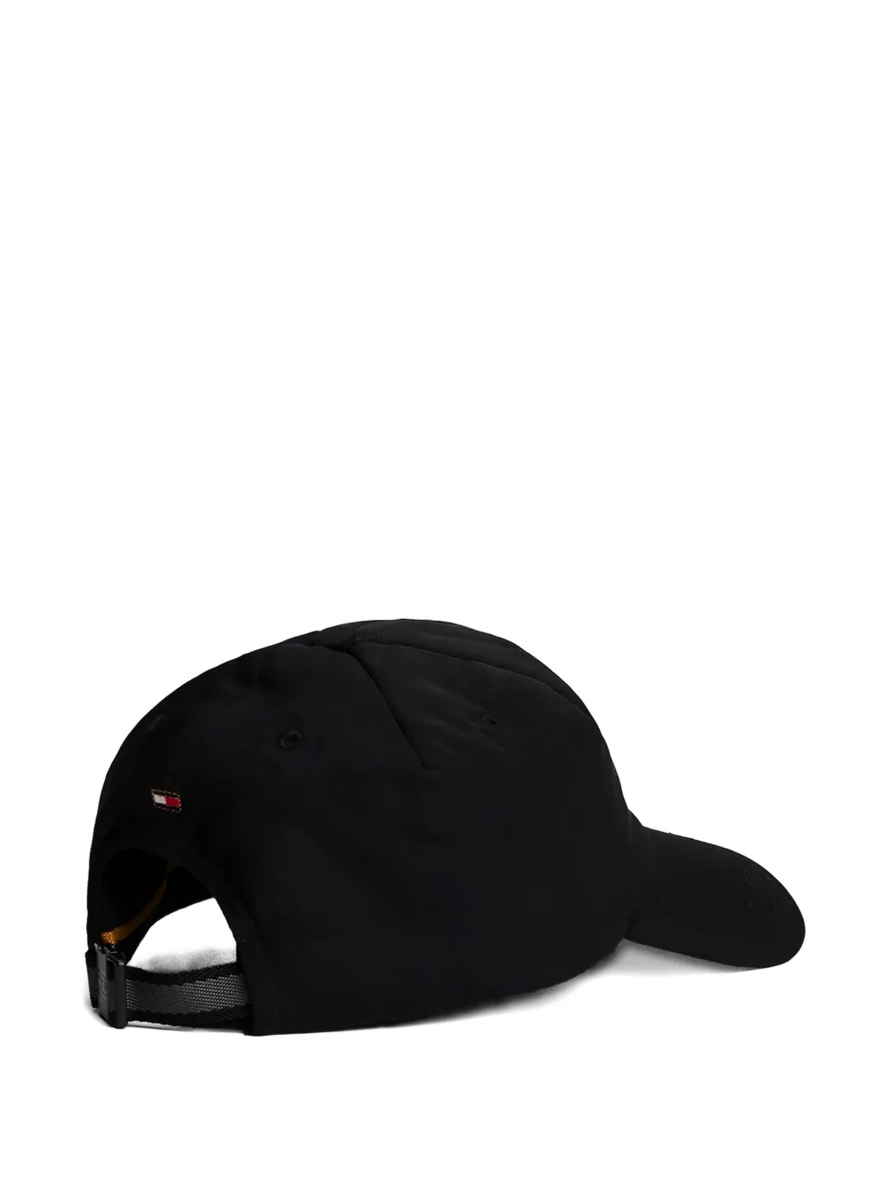 Tommy Hilfiger Mens Black F1 Movie Embroidered Cotton Cap In Black