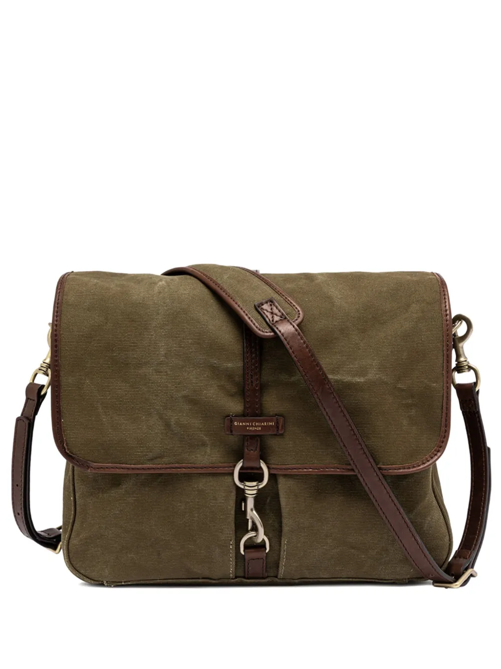 GIANNI CHIARINI leather shoulder bag Groen