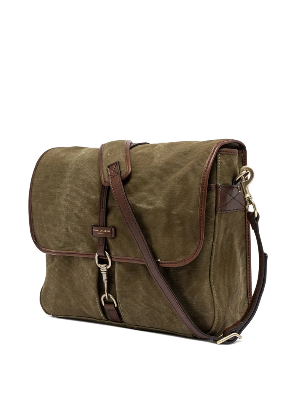 GIANNI CHIARINI leather shoulder bag Groen