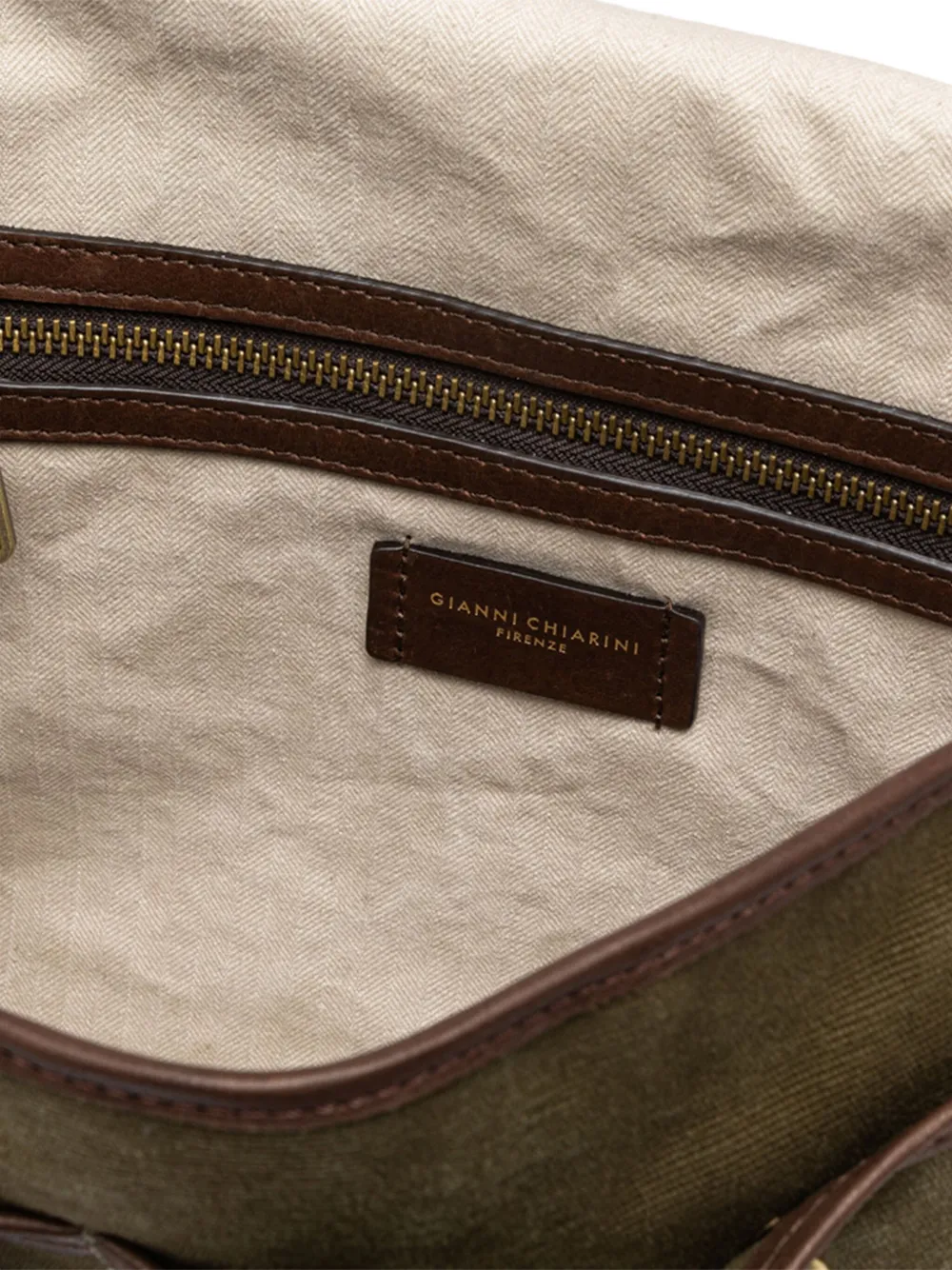 GIANNI CHIARINI leather shoulder bag Groen