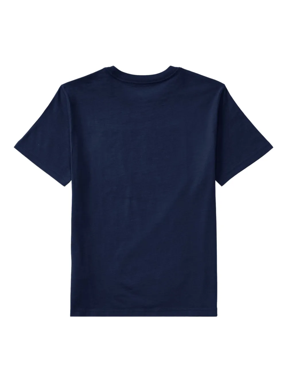 POLO RALPH LAUREN KIDS flag-applique T-shirt Blauw