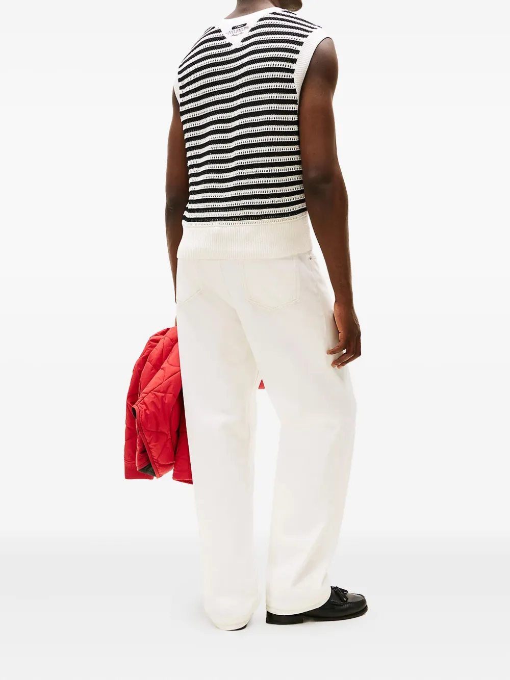 Tommy Hilfiger striped sleeveless sweater | Knitted Sweaters | Image 2